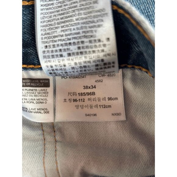 Men's Levi Strauss & CO 505 Jeans, W38 L34, Straight Leg, Work Jeans - Picture 7 of 9